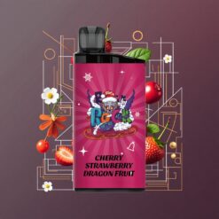 IGET Bar 3500 Puffs 1400mAh Disposable Vape Cherry Strawberry Dragon Fruit
