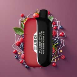 IGET Moon K5000 Puffs 1.35 Ohm Mesh Disposable Vape Strawberry Blackberry Cranberry