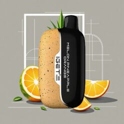 IGET Moon K5000 Puffs Mesh Coil Disposable Vape Melon Pineapple Orange