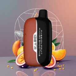 IGET Moon K5000 Puffs Mesh Coil Disposable Vape Passion Fruit Mango Smoothie
