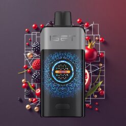 IGET ONE 12000 Puffs Disposable Vape Blackberry Cherry Pomegranate with 2700 mAh Battery