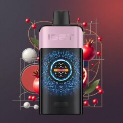 IGET ONE 12000 Puffs Disposable Vape Cherry Pomegranate with 2700mAh Battery & Dual Mesh Coil