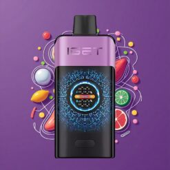 IGET ONE 12000 Puffs Disposable Vape Chupa Chups Grape with 2700mAh Battery & Large Curved Color Screen