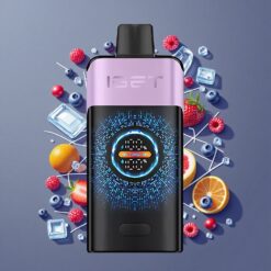 IGET ONE 12000 Puffs Disposable Vape Mixed Berries Ice with 2700mAh Battery & Curved Color Screen