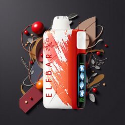 Elf Bar Ice King 40000 Puffs Disposable Vape Cherry Fuse with Rechargeable 850mAh Battery & Adjustable Cooling Levels