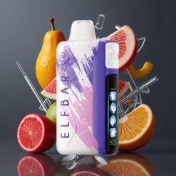 Elf Bar Ice King 40000 Puffs Disposable Vape Sour Lush Gummy with Rechargeable Battery & Adjustable Cooling