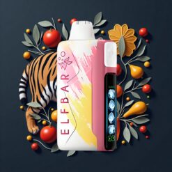 Elf Bar Ice King 40000 Puffs Disposable Vape Tigers Blood with Rechargeable 850mAh Battery & Adjustable Cooling Levels