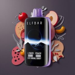 Elf Bar Moonnight 40K Disposable Vape with 40,000 Puffs & Triple Power Modes in Peach Berry