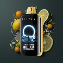 Elf Bar Moonnight 40K Disposable Vape with Triple Power Control & Mesh Coil - Lemon Lime Flavor (40000 Puffs)