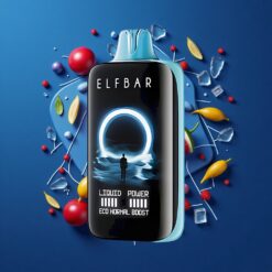 Elf Bar Moonnight 40K Triple-Mode Disposable Vape with 40,000 Puffs & Blue Razz Ice Flavor