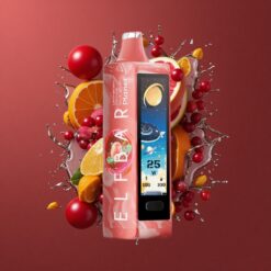 Elf Bar Planet 25000 Puffs 18ml Mesh Disposable Vape Cranberry Orange Baja Splash