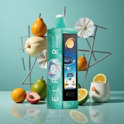 Elf Bar Planet 25000 Puffs Disposable Vape Sea Breeze Mint with Mesh Coil & Rechargeable Battery