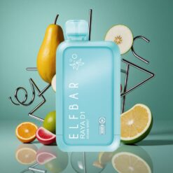 Elf Bar Raya D1 13000 Puffs Disposable Vape Miami Mint 18ml Rechargeable